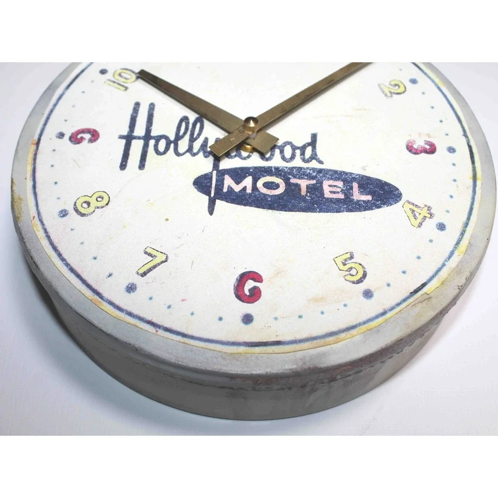 Vntg Hollywood Motel Print Face 8